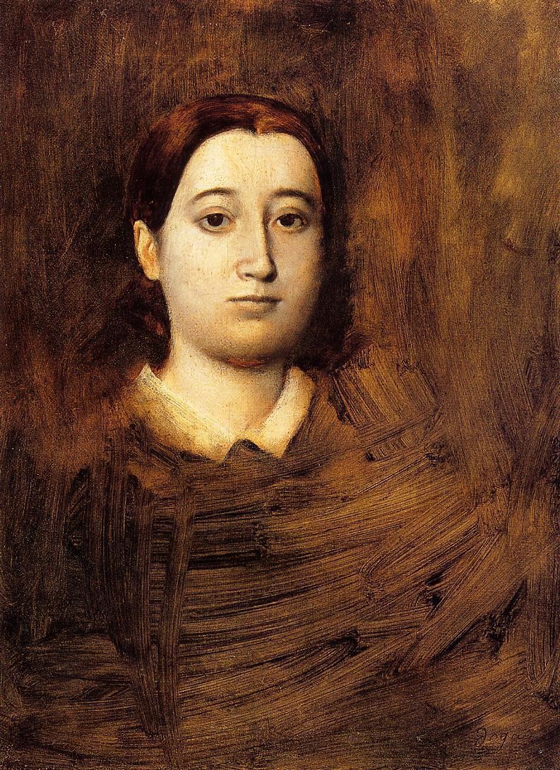 Portrait of Madame Edmondo Morbilli by Edgar Degas