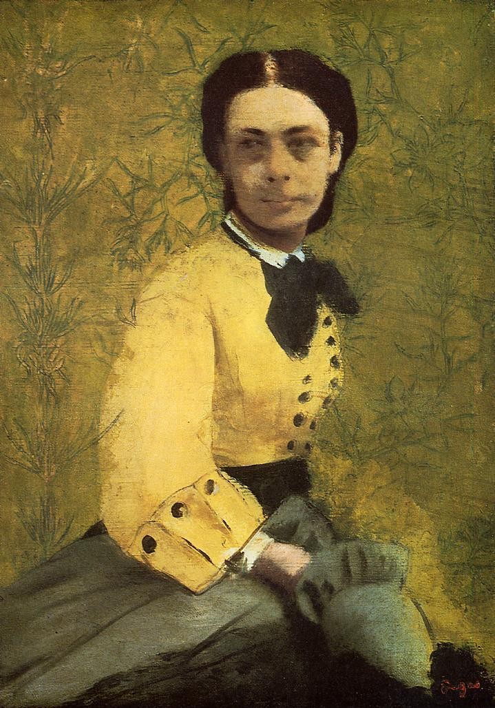 Portrait of Princess Pauline de Metternich by Edgar Degas