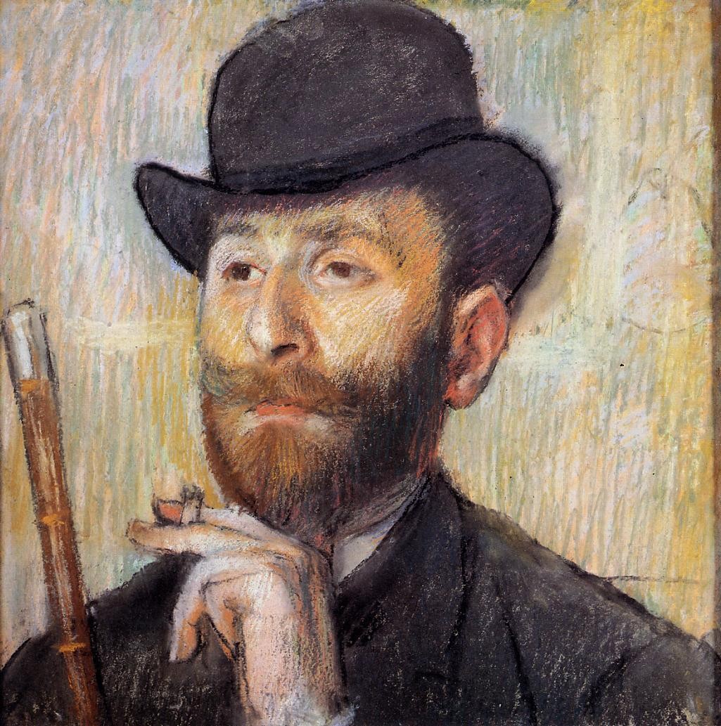 Portrait of Zacherie Zacharian by Edgar Degas