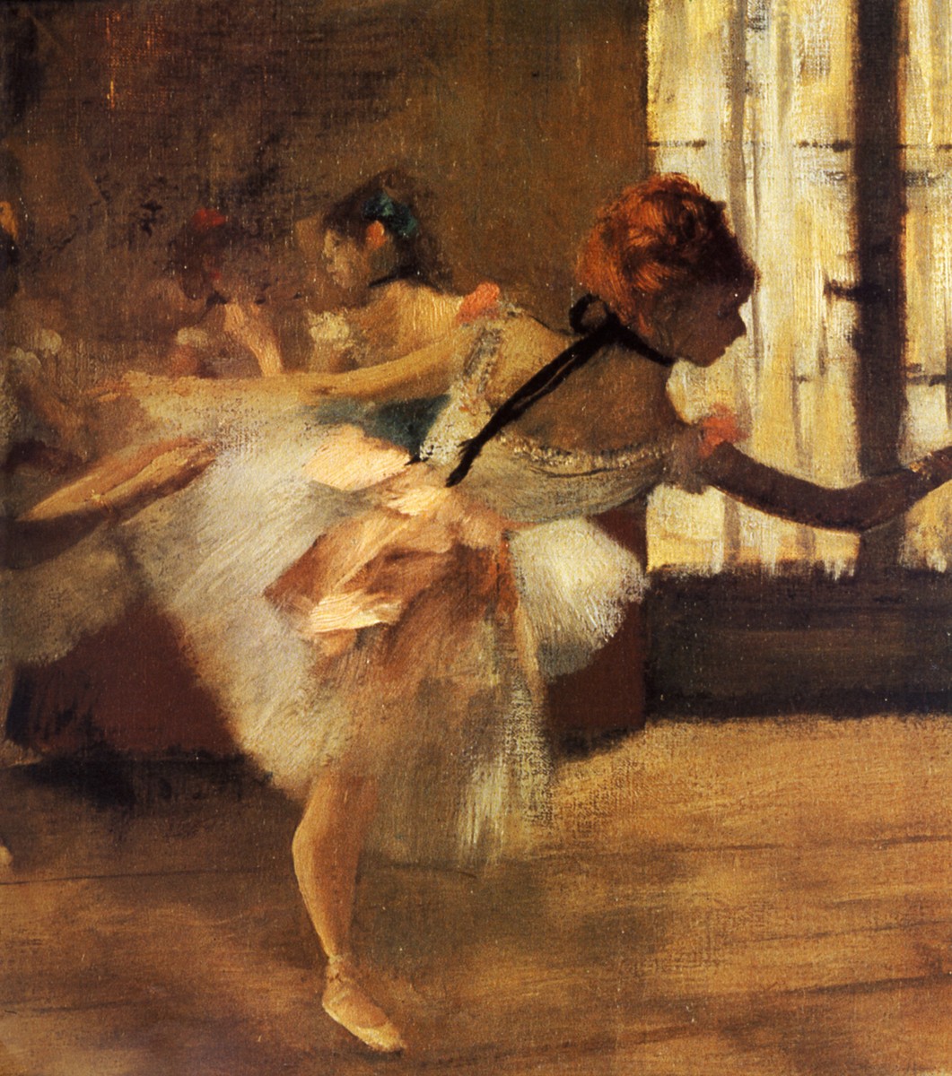 Repetition of the Dance (detail) by Edgar Degas