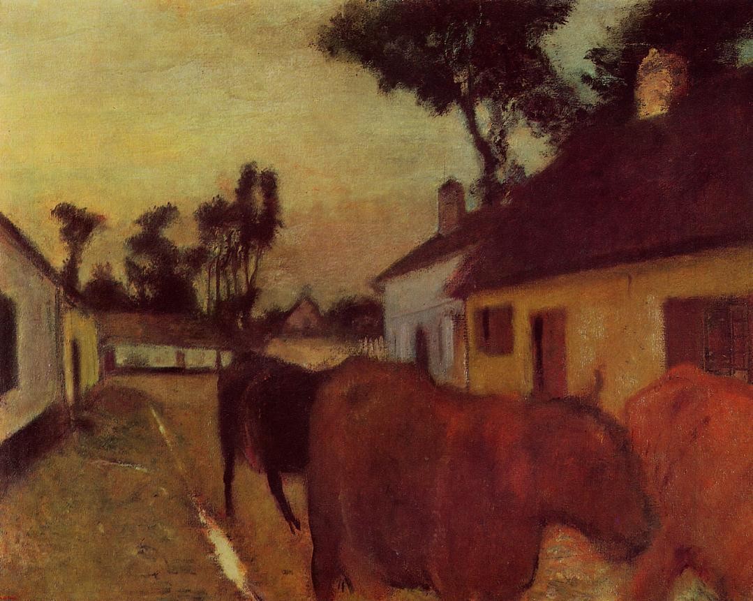 Return of the Herd by Edgar Degas
