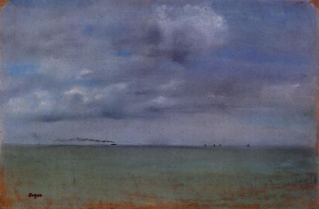 Seascape by Edgar Degas