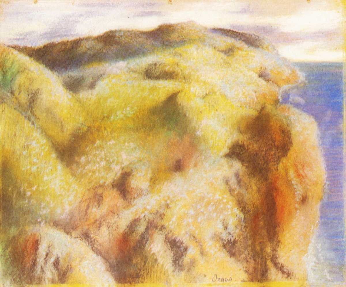 Steep Coast by Edgar Degas
