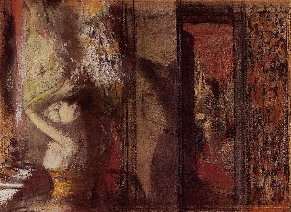 The Actresses Dressing Room by Edgar Degas