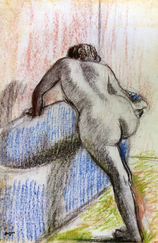 The Bath by Edgar Degas
