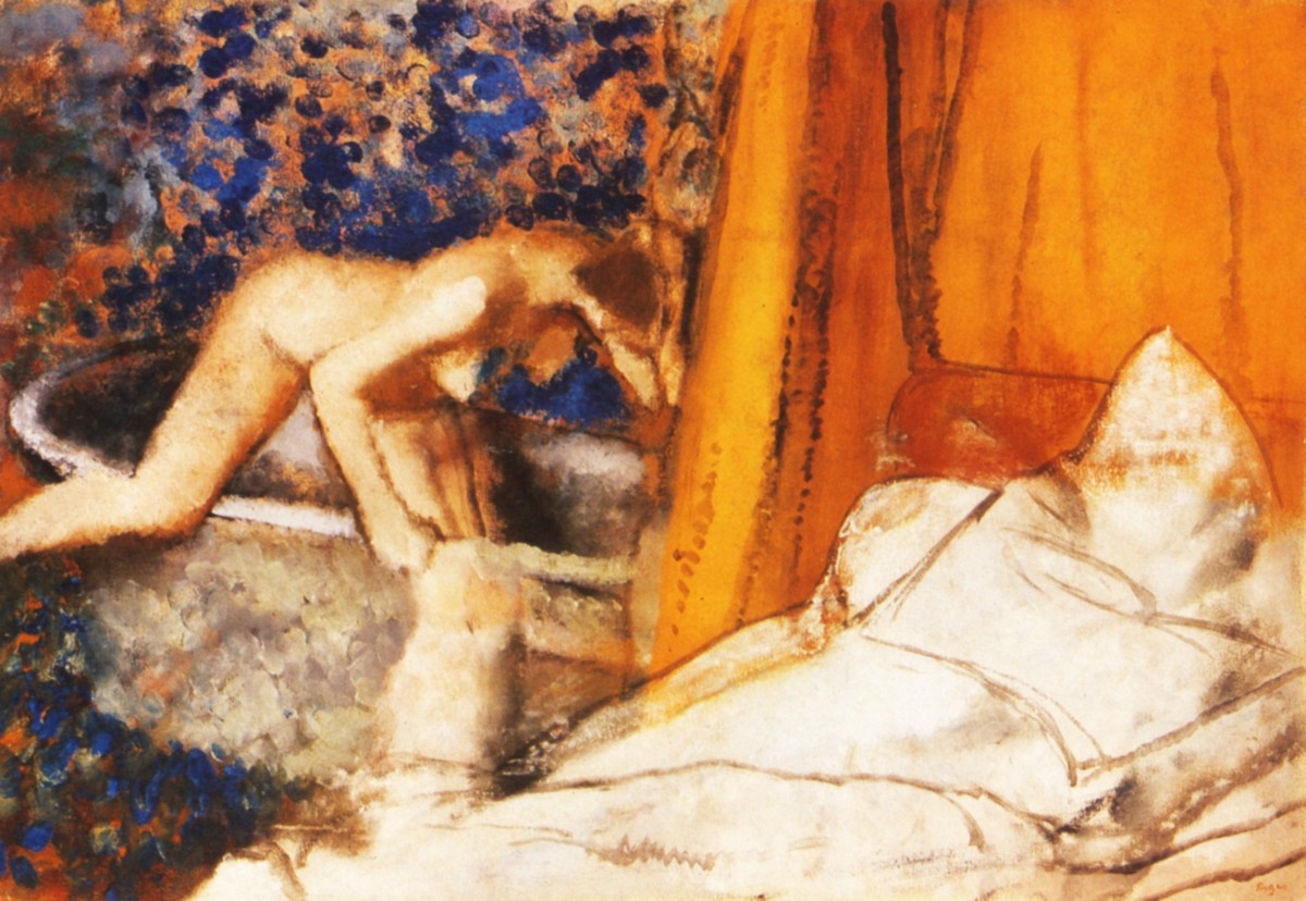 The Bath by Edgar Degas