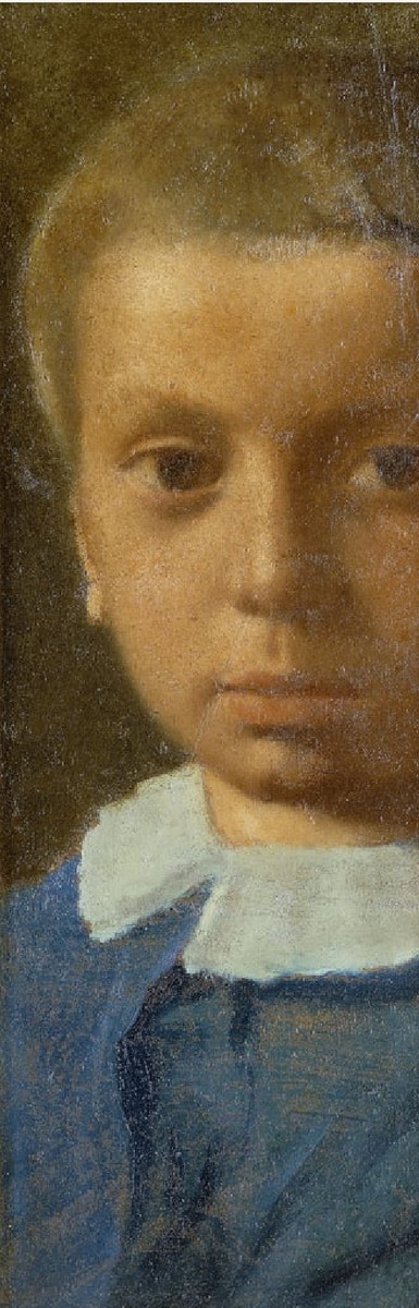 The Child in Blue by Edgar Degas