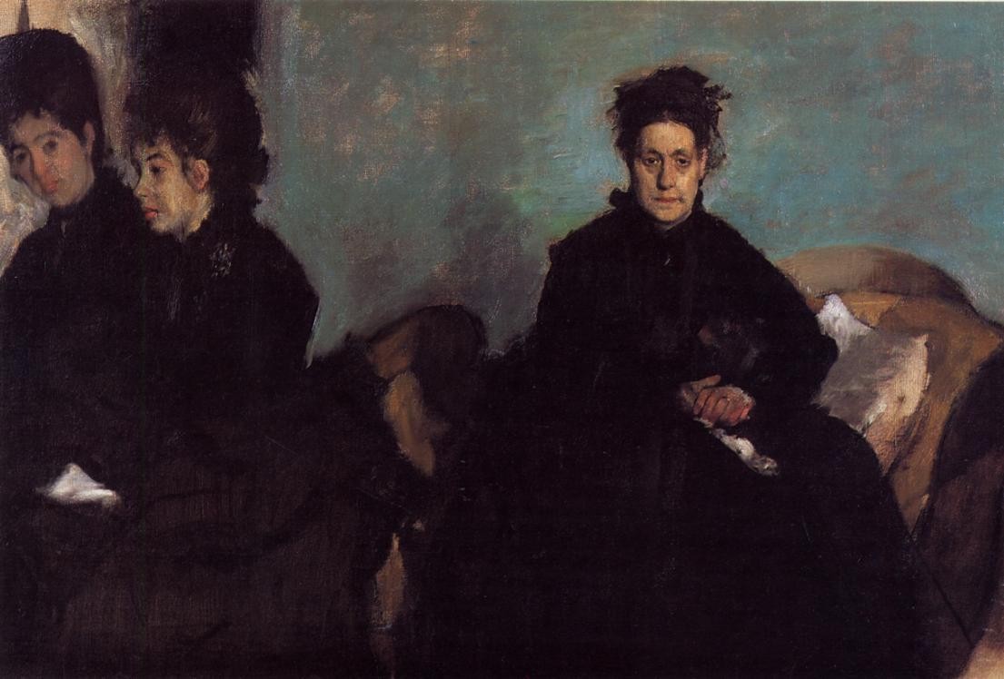 The Duchess de Montejasi and her daughters Elena and Camilla by Edgar Degas