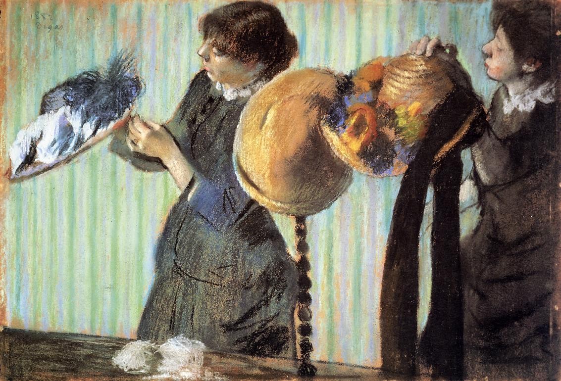 The Little Milliners by Edgar Degas