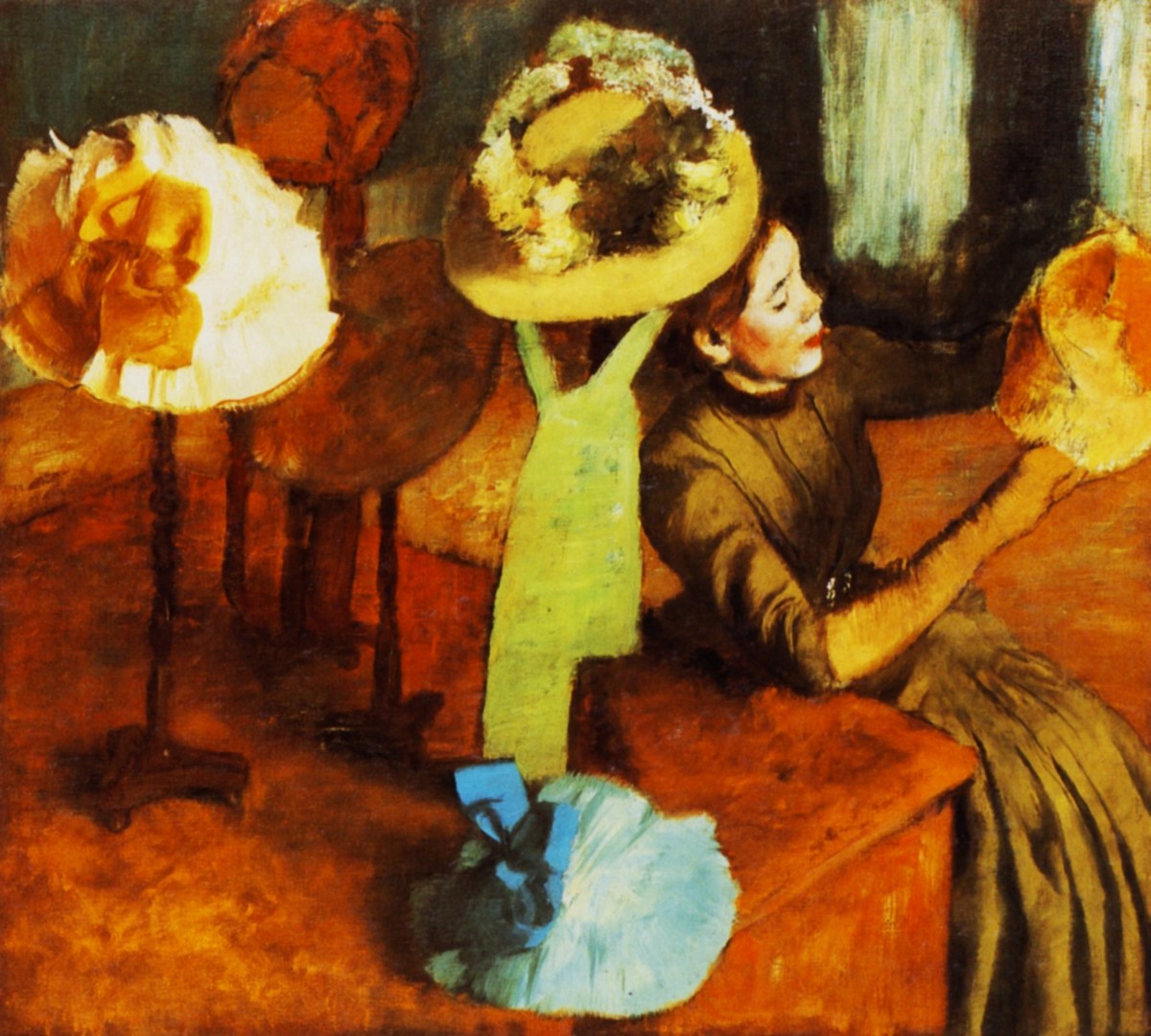 The Millinery Shop by Edgar Degas