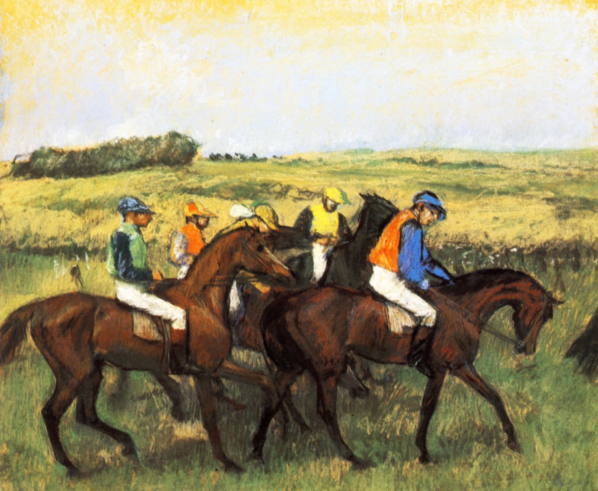 The Racecourse by Edgar Degas