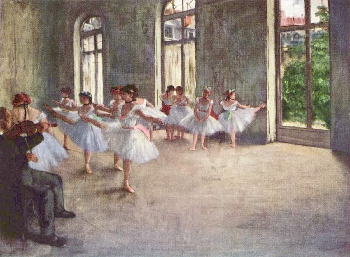 The Rehearsal by Edgar Degas