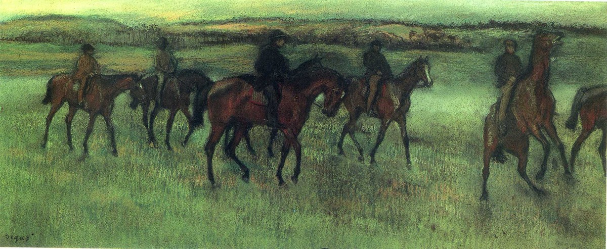 The Riders by Edgar Degas