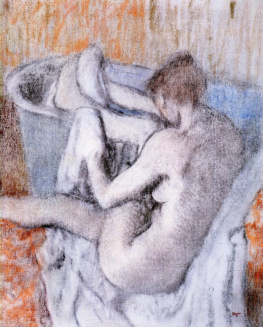 The Toilette after the Bath by Edgar Degas