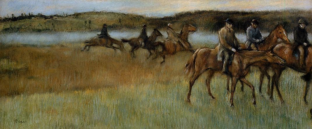 The Trainers by Edgar Degas