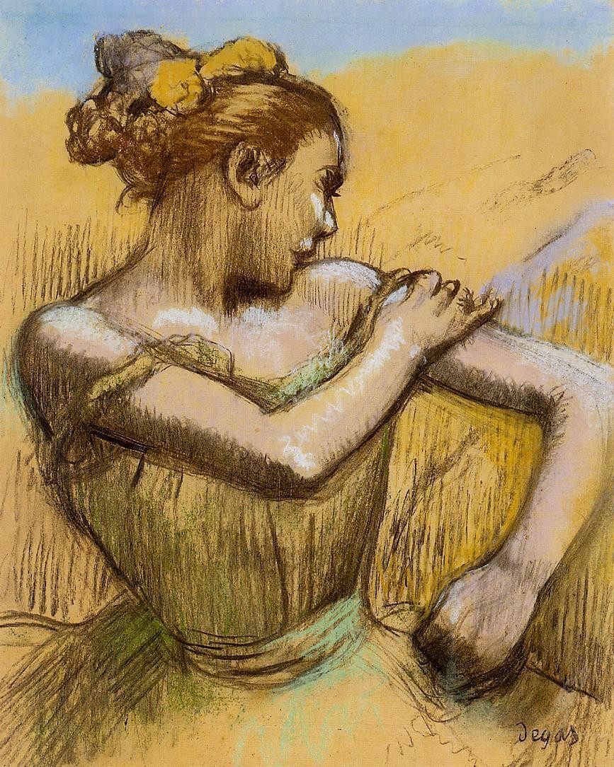 Torso of a Dancer by Edgar Degas