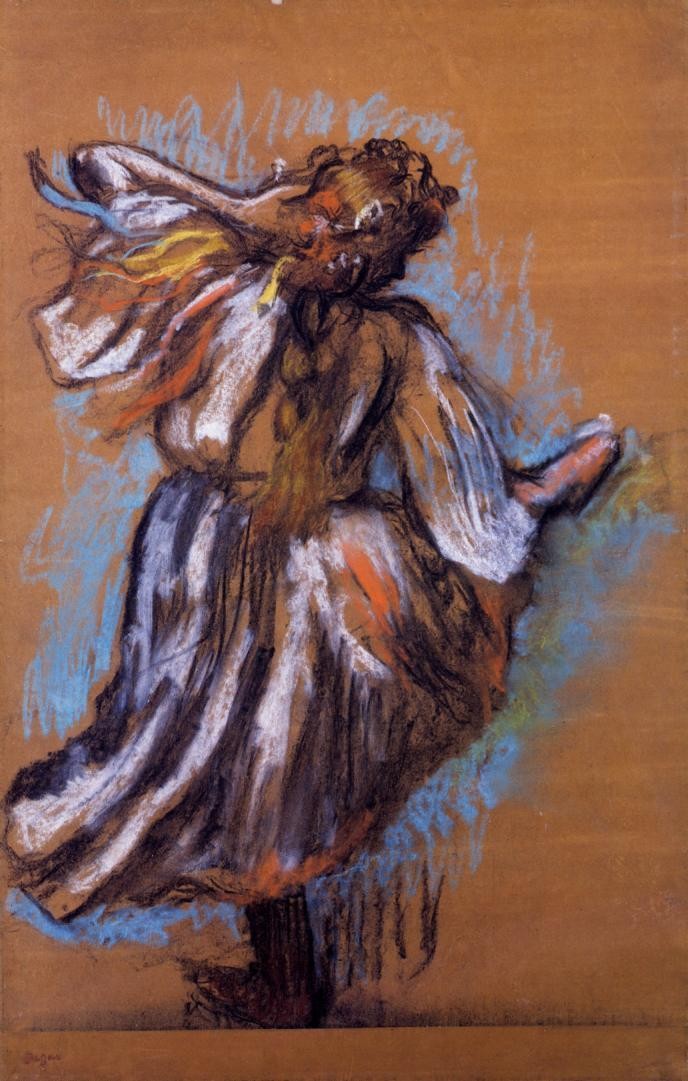 Ukrainian Dancers by Edgar Degas