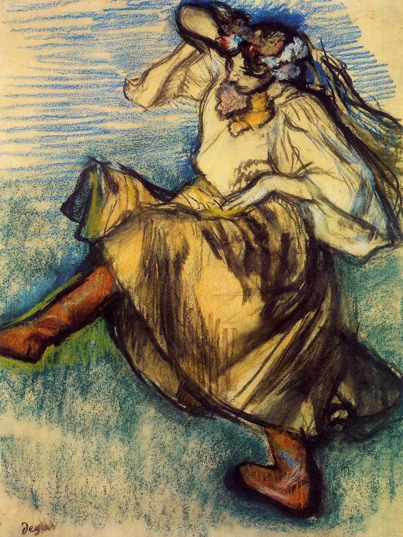 Ukrainian Dancers by Edgar Degas