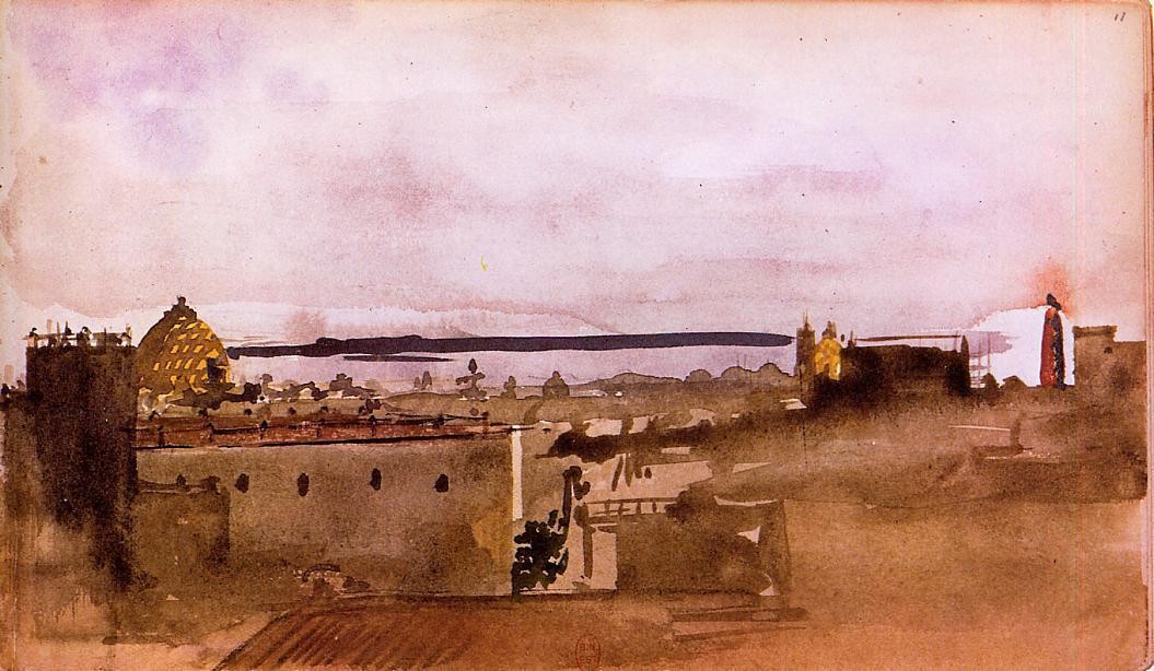 View of Naples by Edgar Degas