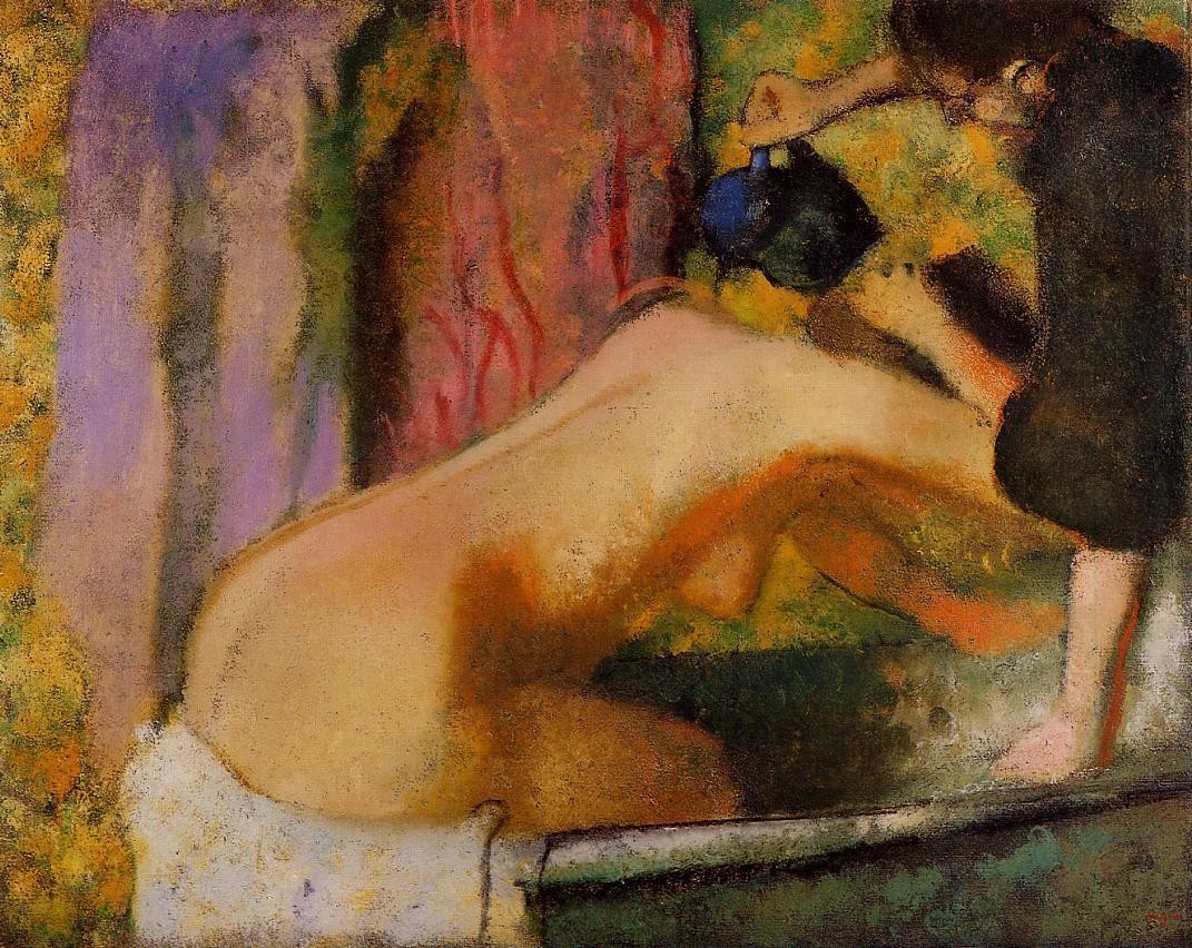 Woman at Her Bath by Edgar Degas