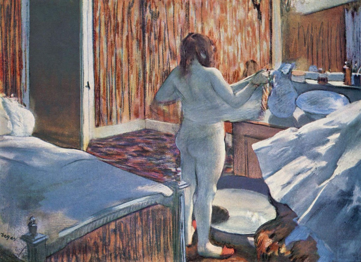Woman at Her Toilette by Edgar Degas