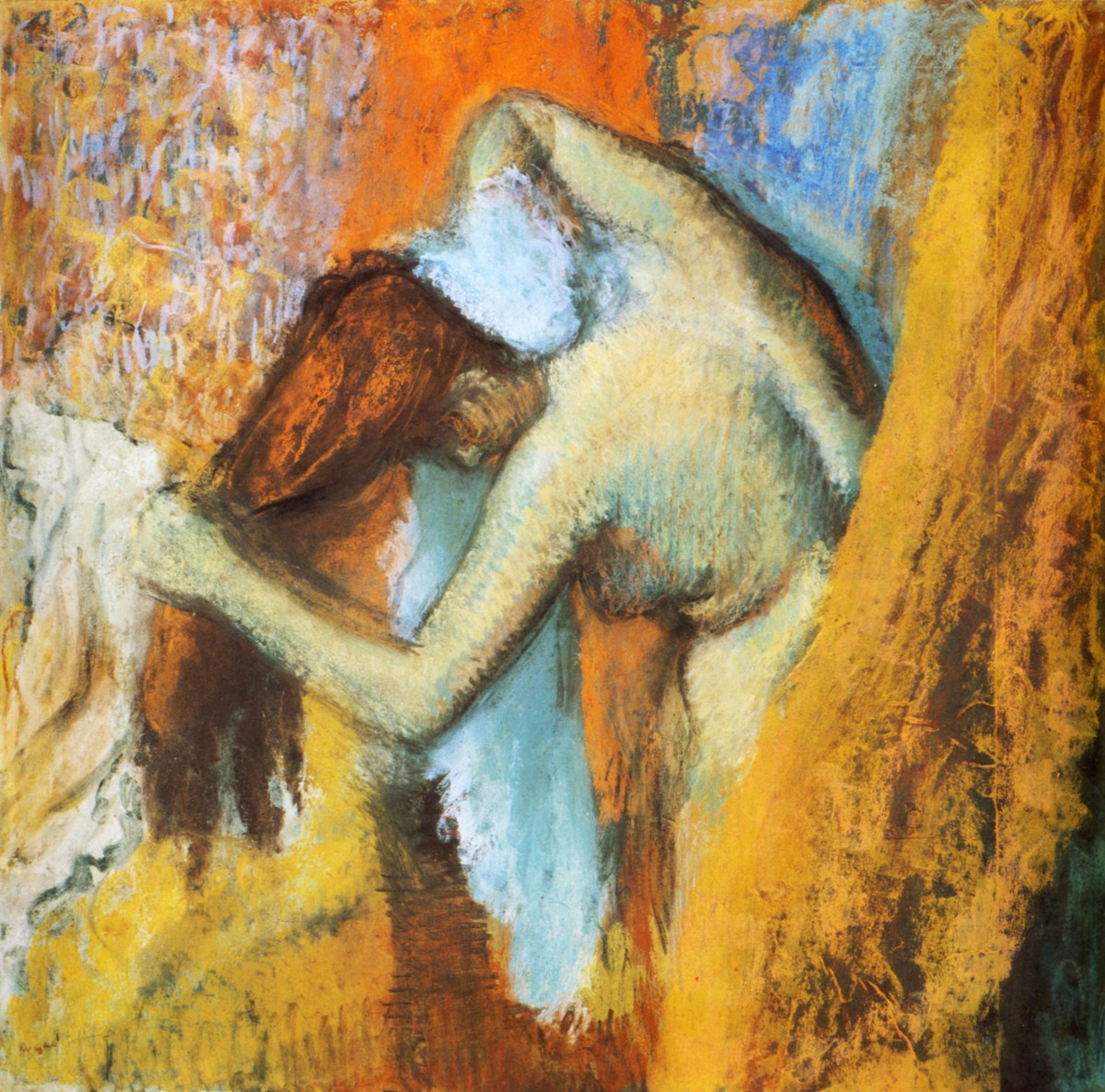 Woman at Her Toilette by Edgar Degas