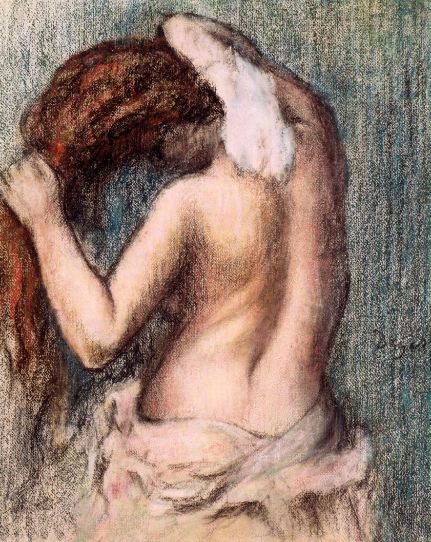 Woman Drying Herself by Edgar Degas