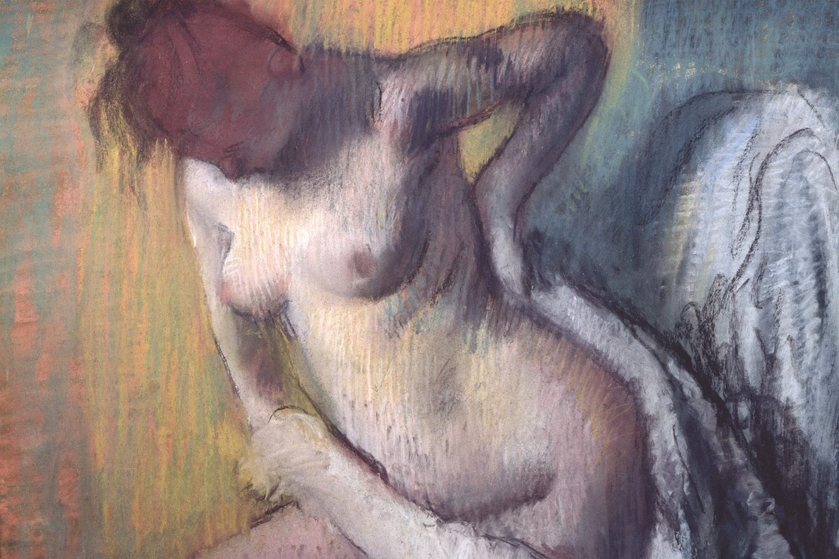 Woman Drying Herself by Edgar Degas