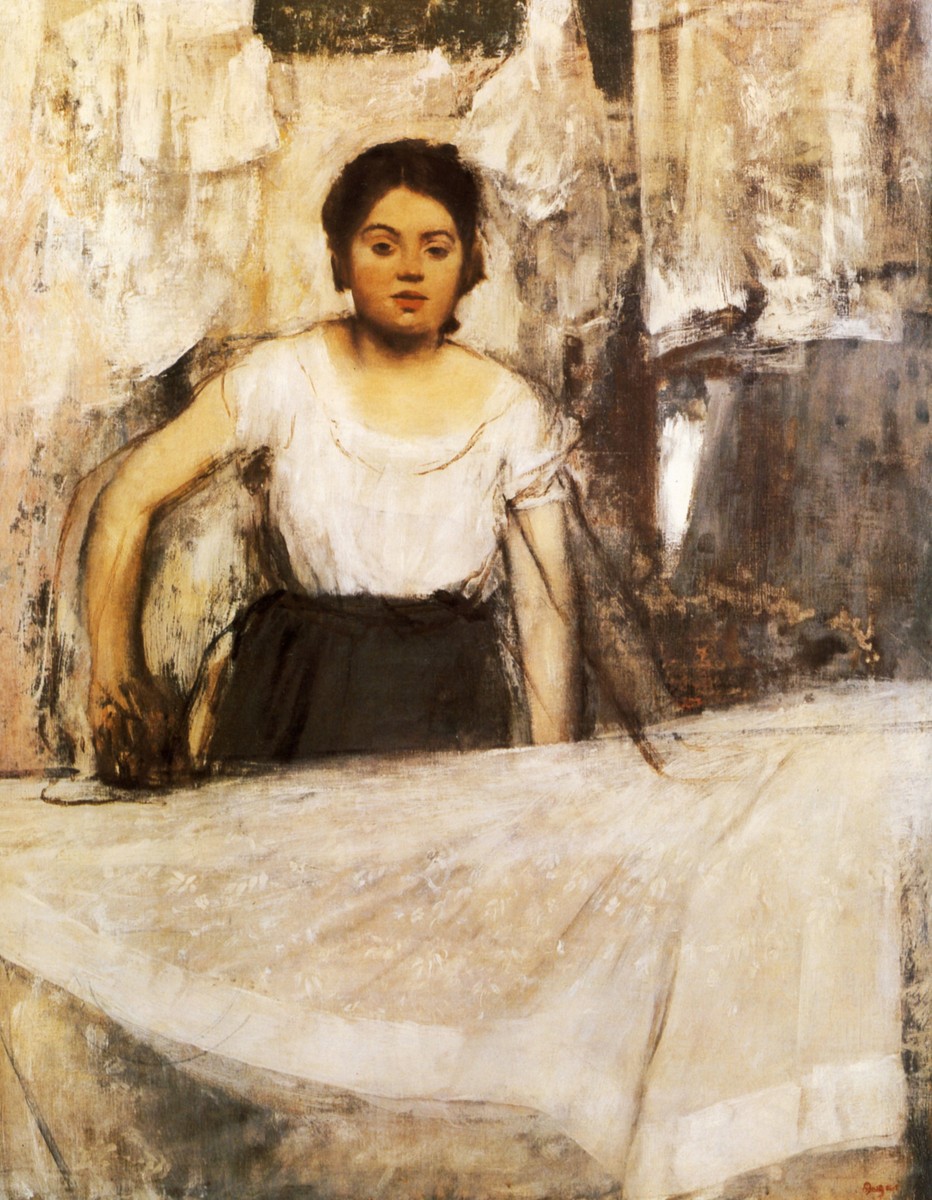 Woman Ironing by Edgar Degas