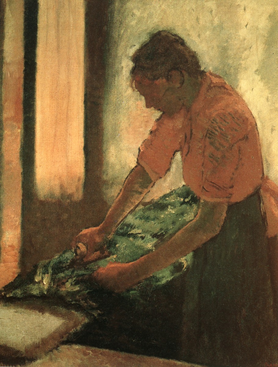 Woman Ironing by Edgar Degas
