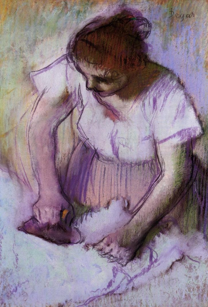Woman Ironing by Edgar Degas