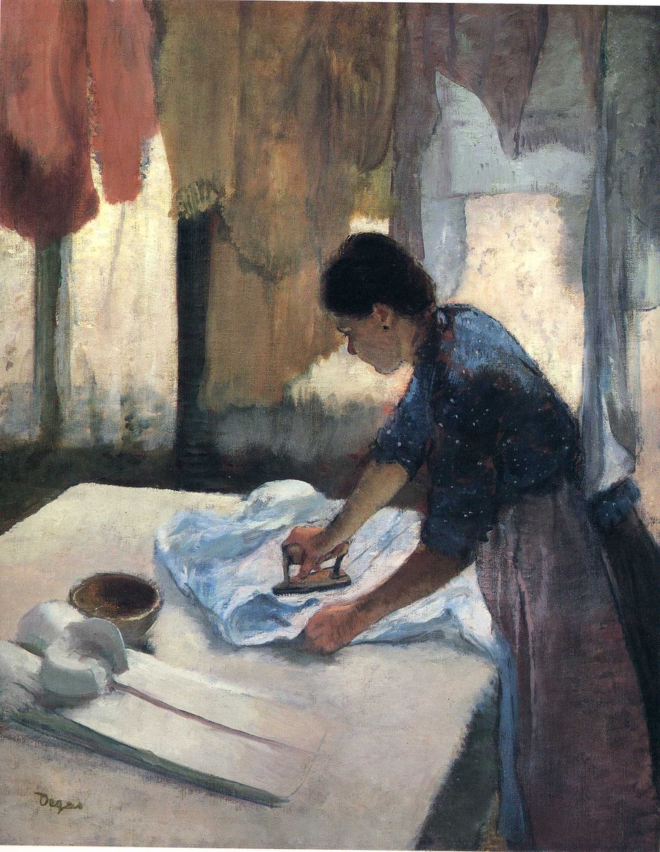 Woman Ironing by Edgar Degas
