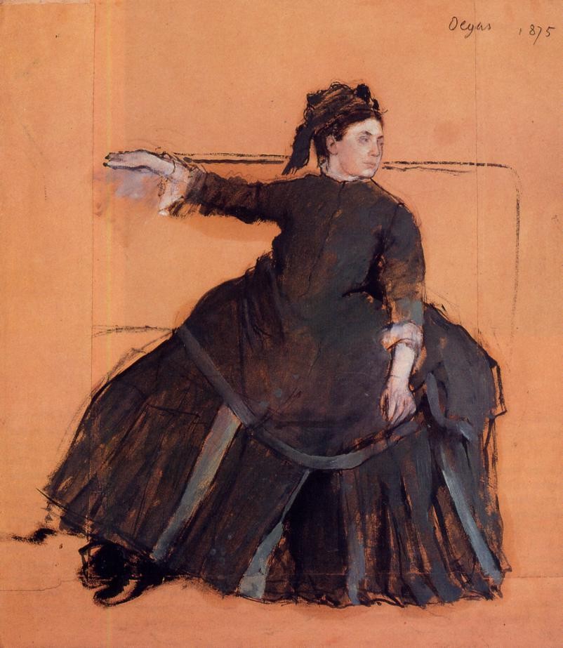 Woman on a Sofa by Edgar Degas