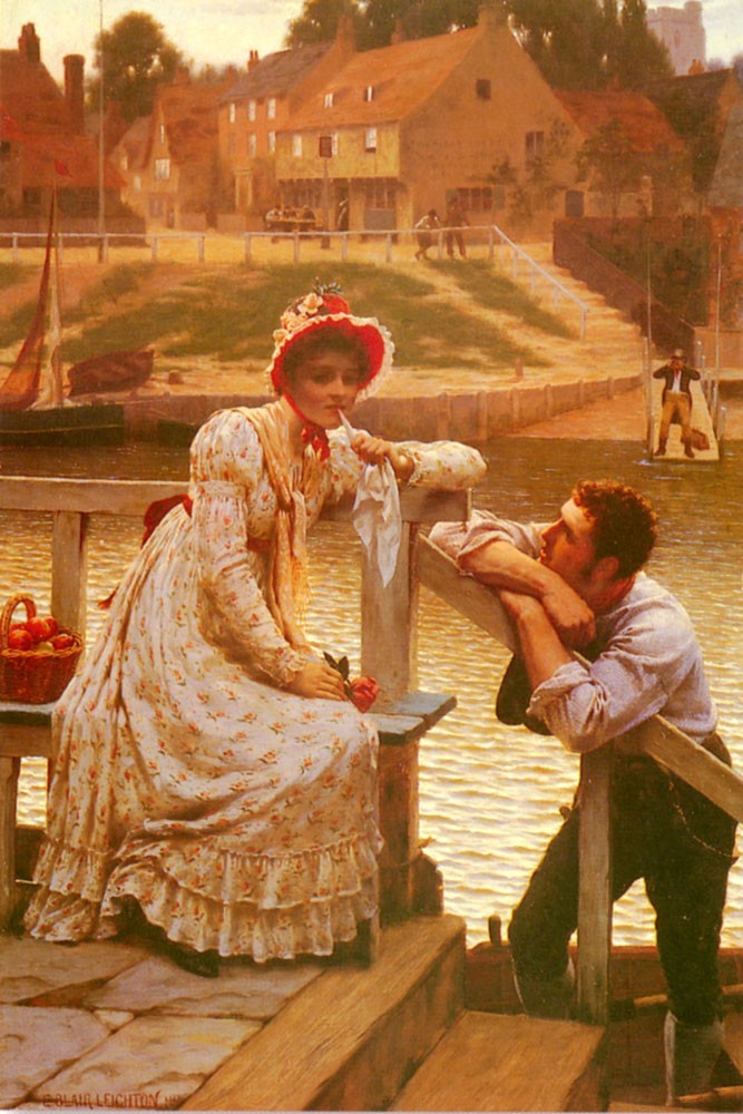 Courtship by Edmund Blair Leighton