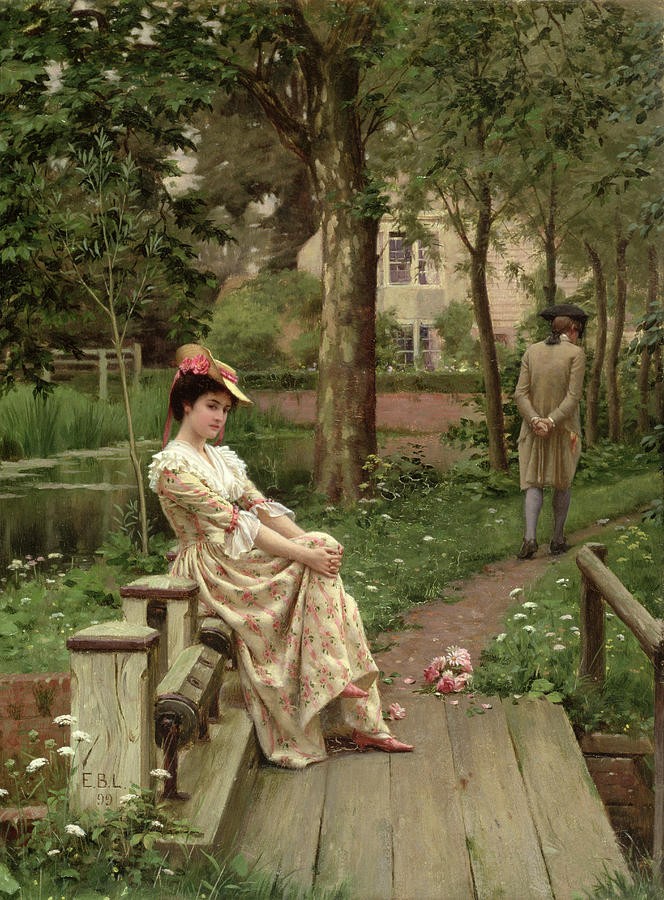 Off by Edmund Blair Leighton