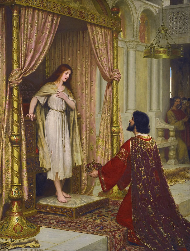 The King and the Beggar Maid by Edmund Blair Leighton