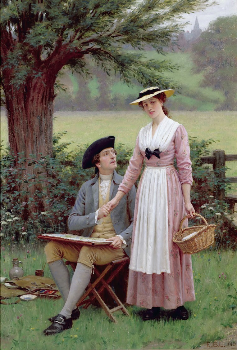 The Lord of Burleigh by Edmund Blair Leighton