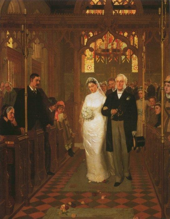 Till Death Do Us Part by Edmund Blair Leighton