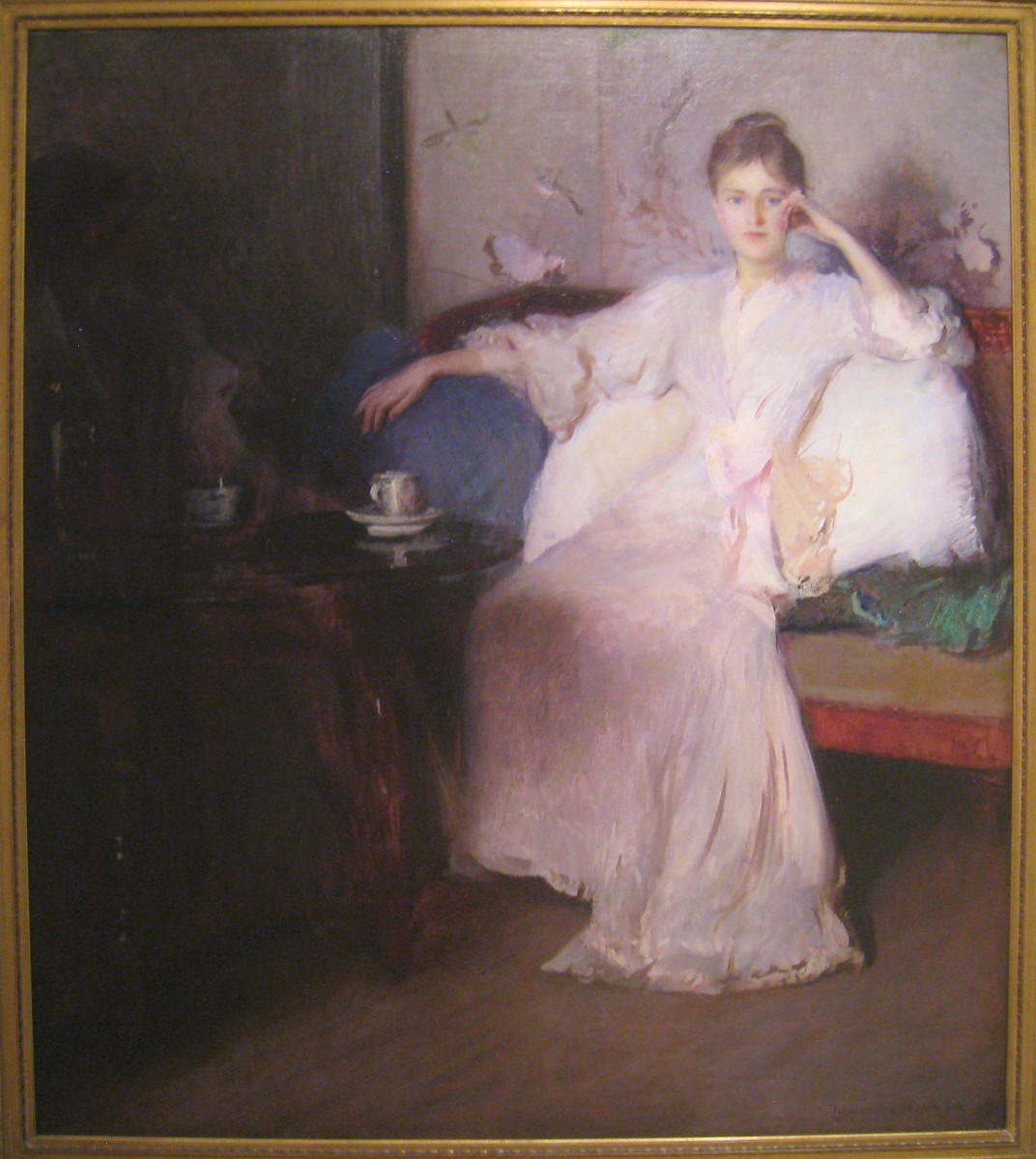 Arrangement in Pink and Gray (Afternoon Tea) by Edmund Charles Tarbell