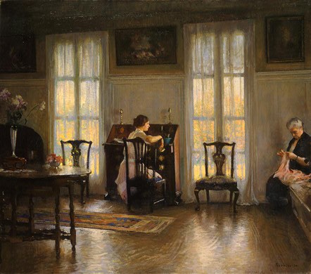 Mother and Mary by Edmund Charles Tarbell
