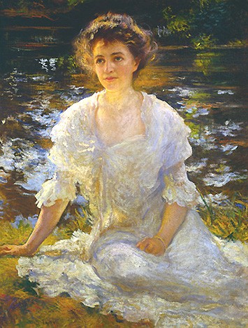 Portrait of Elanor Hyde Phillips by Edmund Charles Tarbell