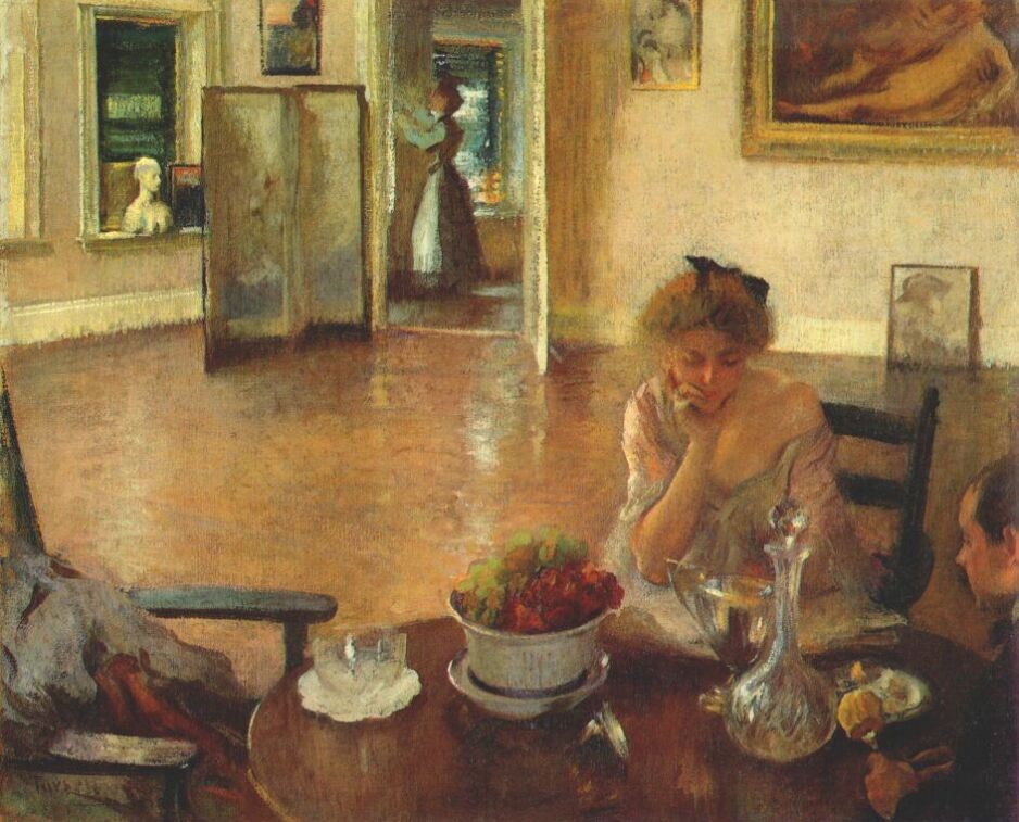 The Breakfast Room by Edmund Charles Tarbell