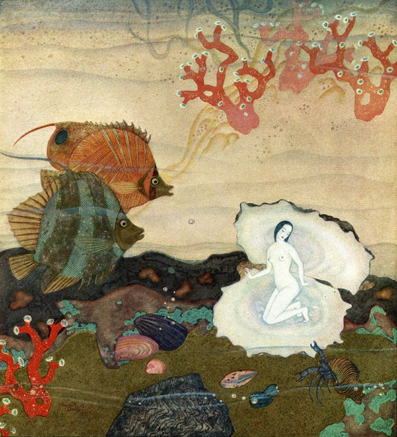Birth of the Pearl, from The Kingdom of the Pearl by Edmund Dulac