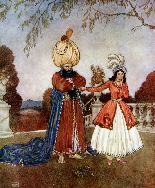 Bluebeard - from the Picture Book for the Red Cross by Edmund Dulac