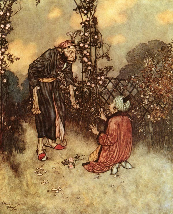 He Dropped the Rose - from Beauty and the Beast by Edmund Dulac
