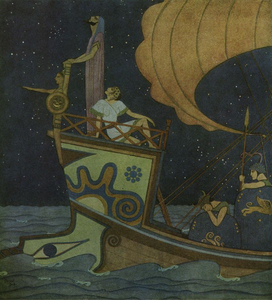 Jason Appointed Tiphys the Stargazer by Edmund Dulac