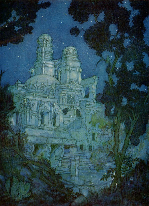 Lone Dove, The Rubaiyat of Omar Khayyam by Edmund Dulac