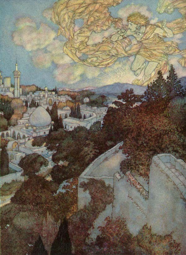 Morning, The Rubaiyat of Omar Khayyam by Edmund Dulac