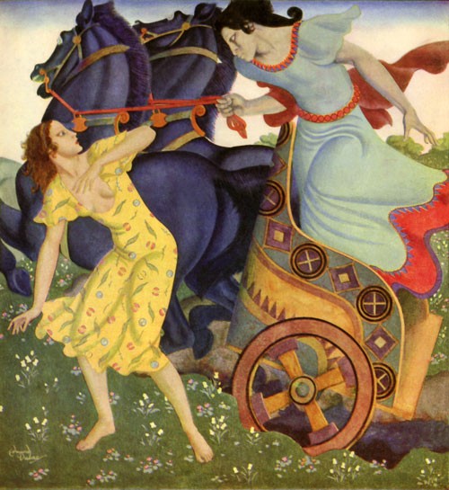 Pluto and Persephone by Edmund Dulac