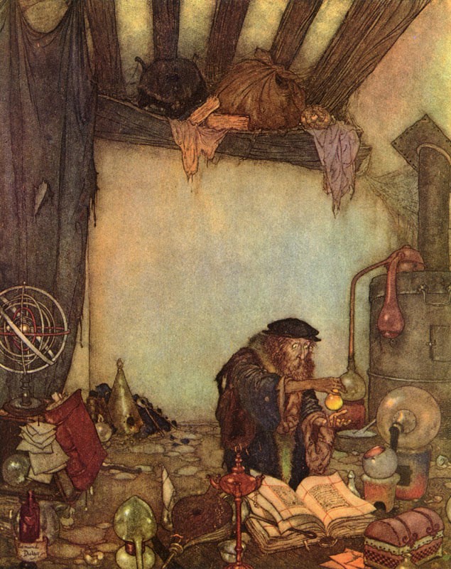 The Alchemist by Edmund Dulac
